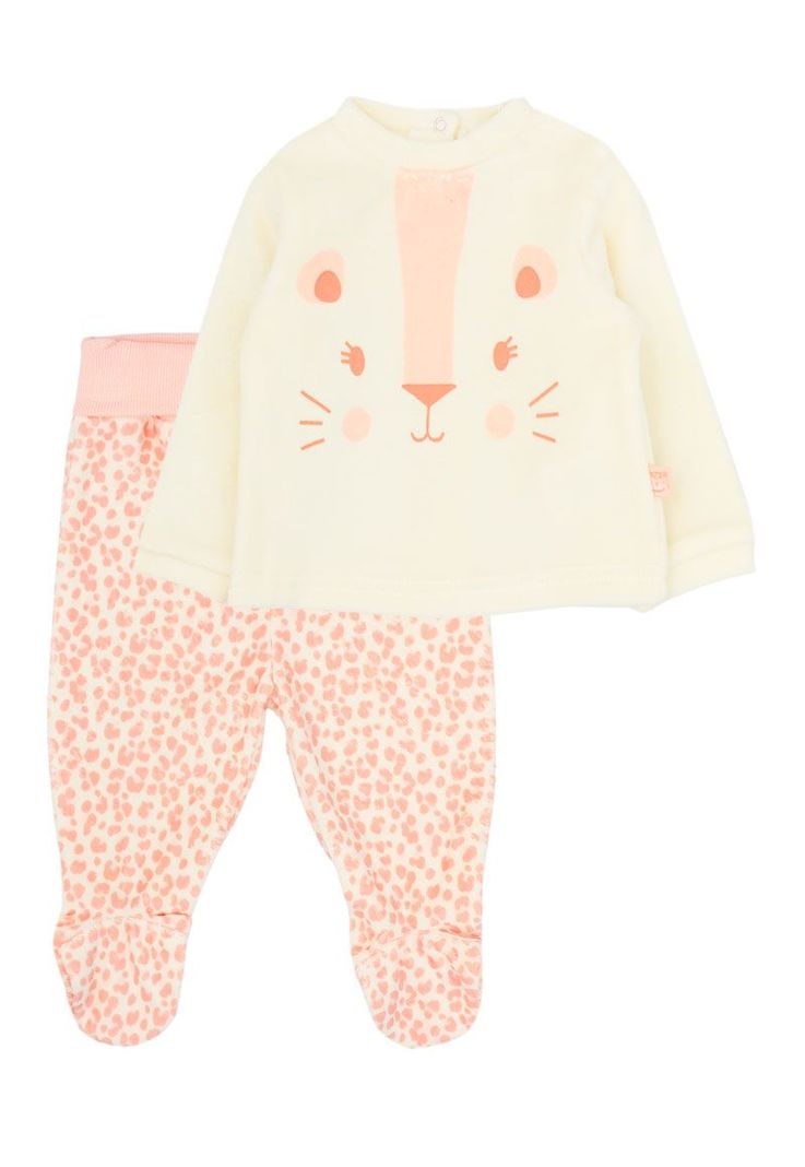 Conjunto newborn niña plush kitty 124b-0