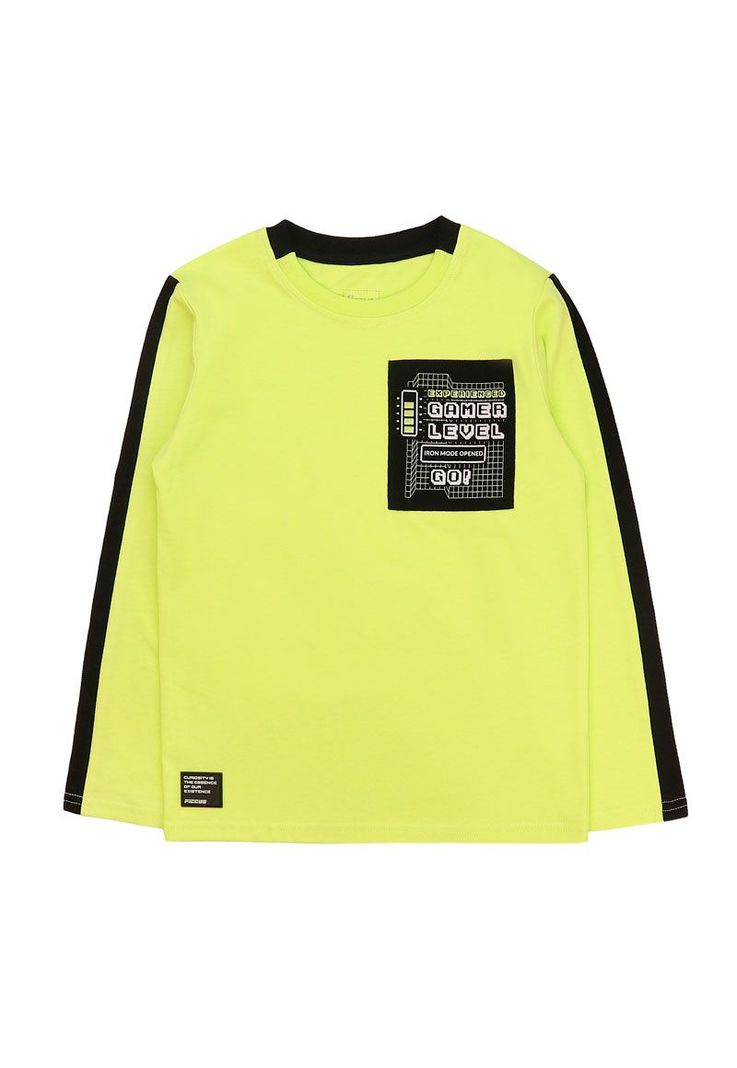 Polera boys aplicacion attitude 236v Verde [ 300 ] 2
