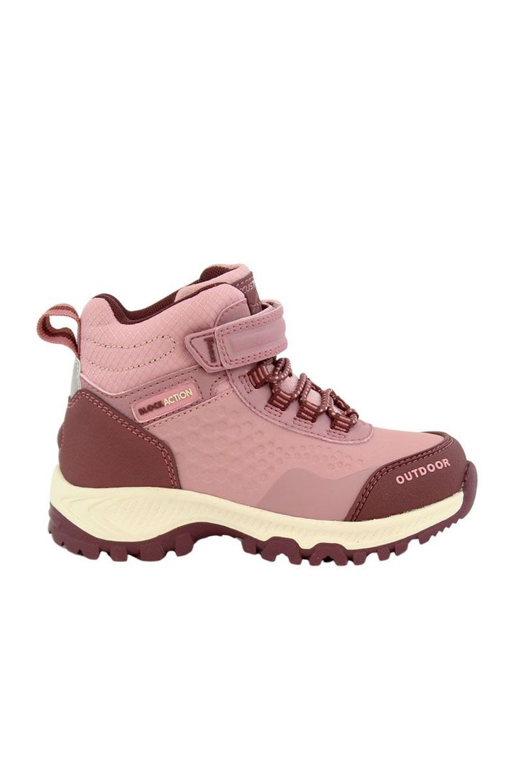 Zapatilla ficcustex block action caña velcro elástico kids niña 854-0