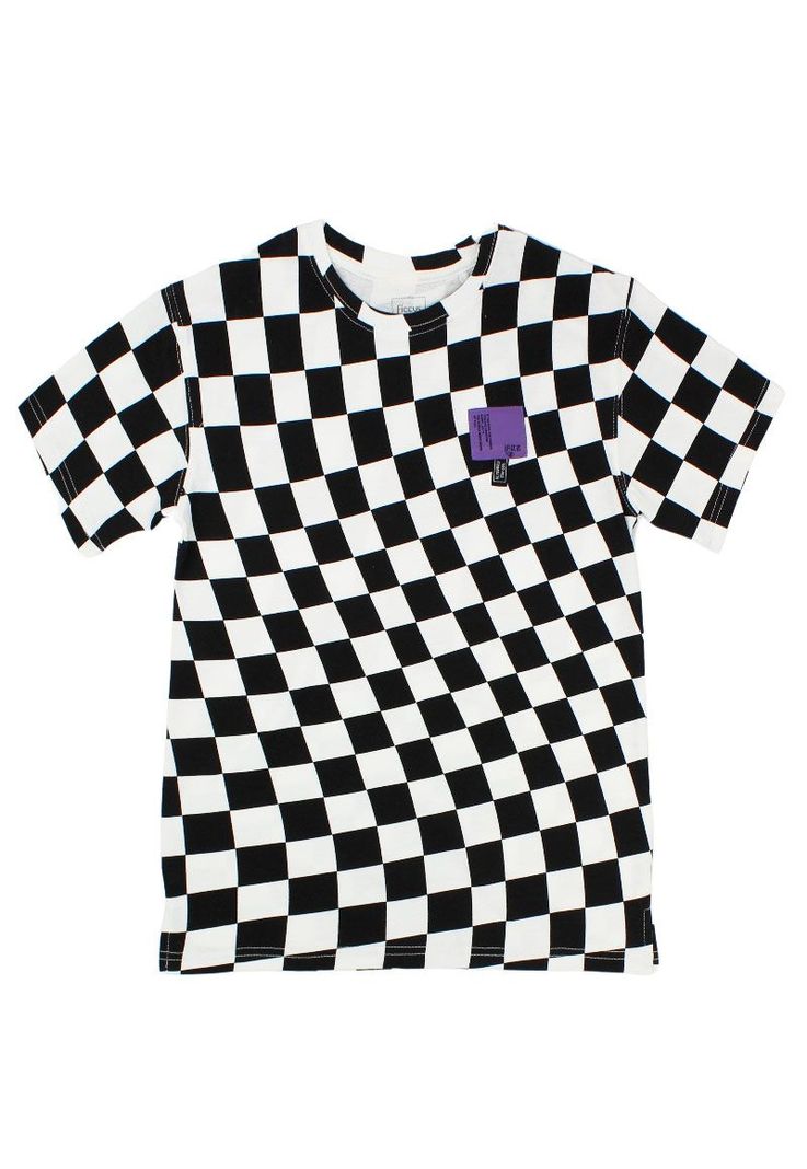 Polera jr niño cuadros go 354-0