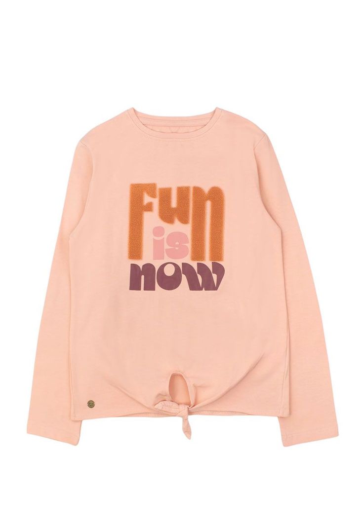 Polera junior nina nudo foresta 365b Coral 8 anos