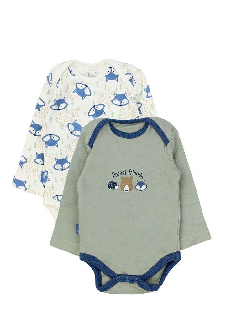 Pack body newborn niño manga larga autumn 100-2
