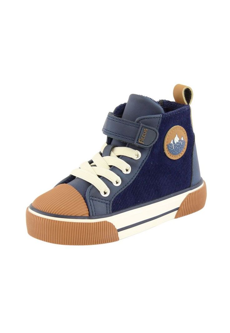 Zapatilla urbana caña velcro elástico kids niño 863-1