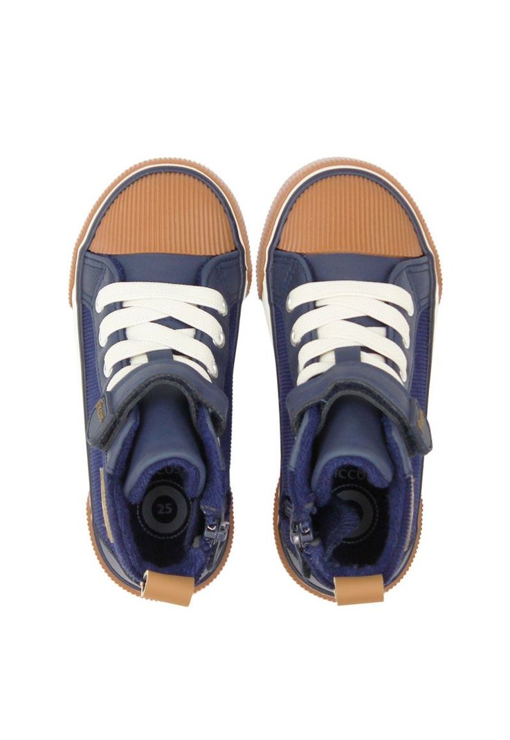 Zapatilla urbana caña velcro elástico kids niño 863-2