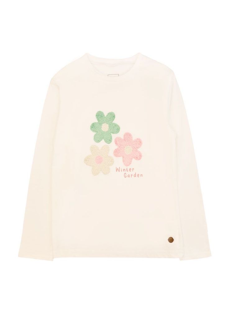 Polera kids nina adventure 275v Blanco 2