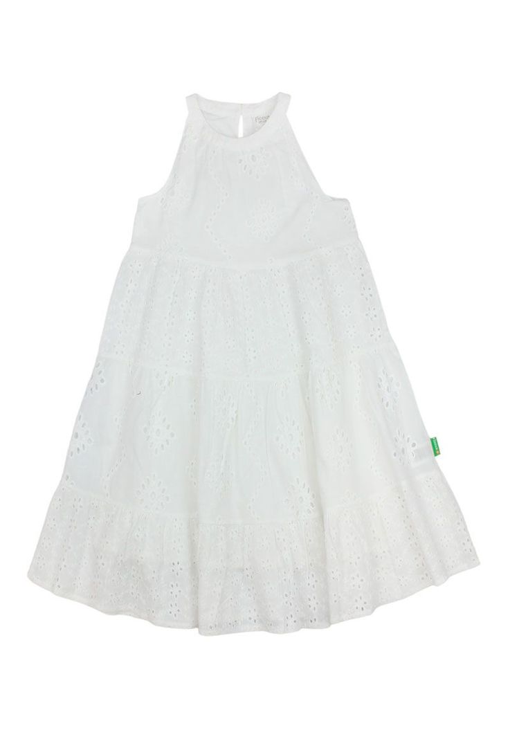Vestido kids niña broderie oasis 320-4
