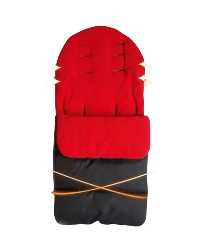 Saco de Dormir para Bebé Premium Ergonómico y Suave ROJO