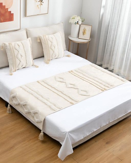 PIECERA DE CAMA DECORATIVA MODELO BOHO F07-0