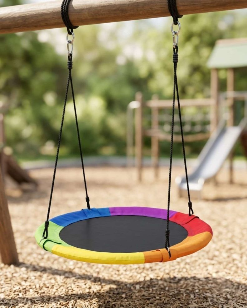 Columpio Nido Arcoíris Infantil Ajustable