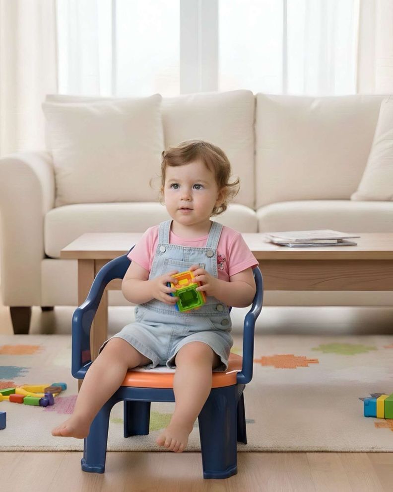 Silla de Comer Infantil con Bandeja extraible Diseño Osito A2