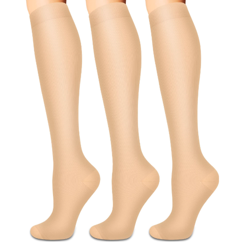 Calcetines Media Compresion Anti Varices Pack 3 Unid L/XL-0