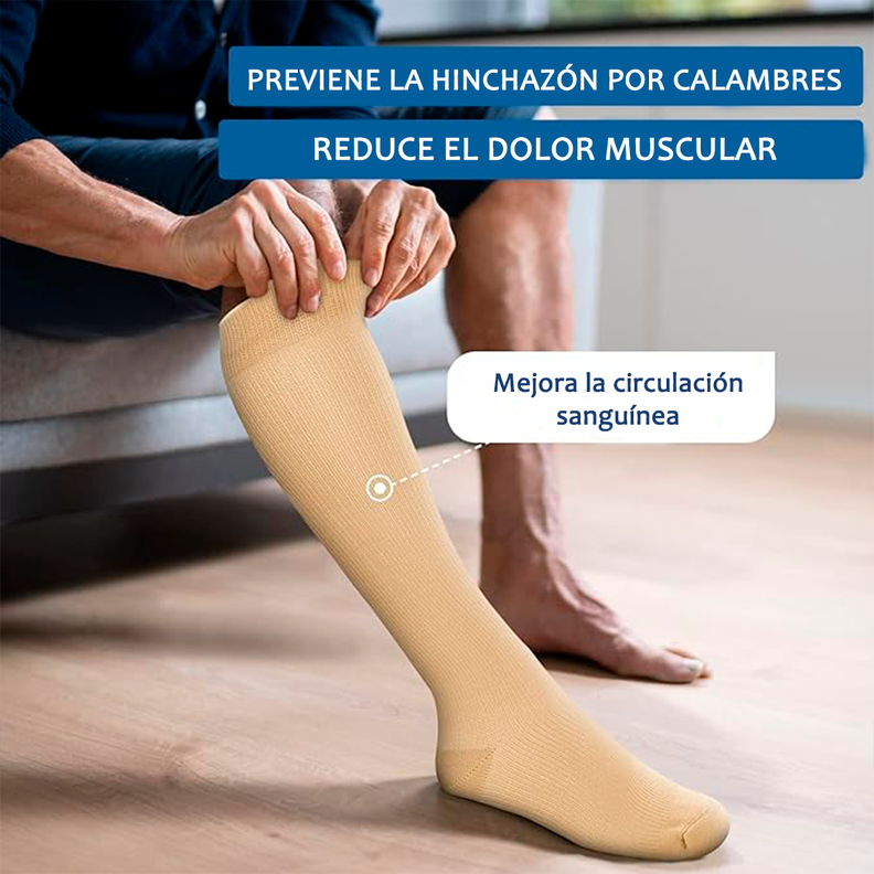 Calcetines Media Compresion Anti Varices Pack 3 Unid L/XL-4