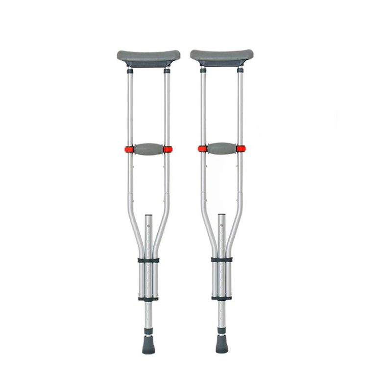 Par Muletas Ortopédicas Altura Regulable Plegables-0