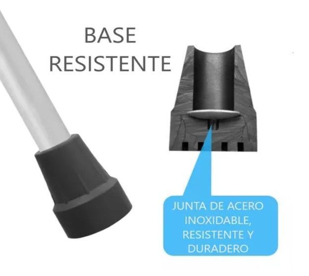 Regaton Para Baston Muleta Par De Goma Repuesto 19mm 2 Unid-2