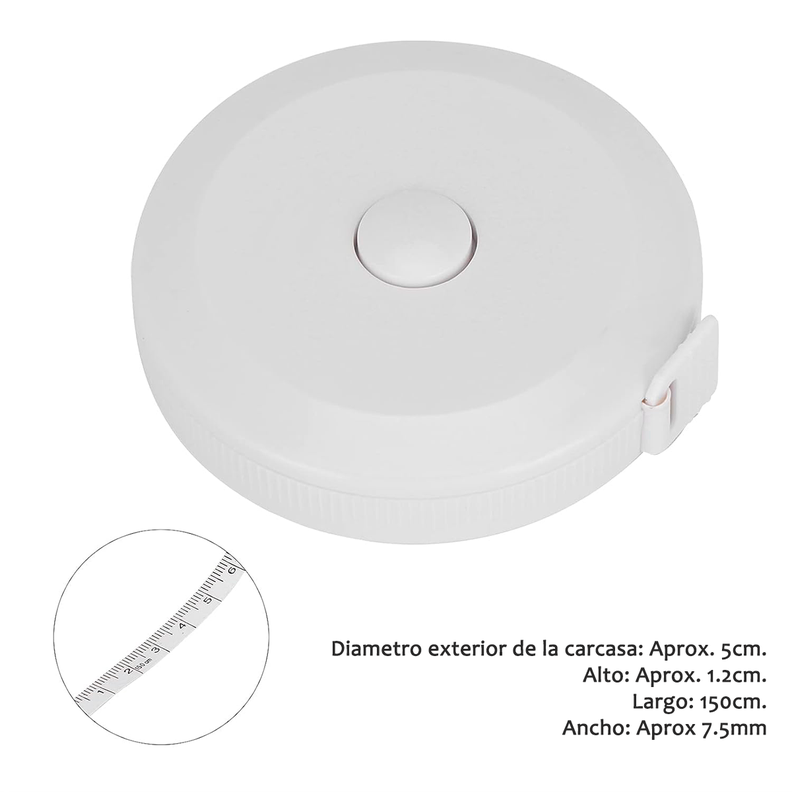 Cinta Métrica Huincha Para Medir Retractil Portatil-1