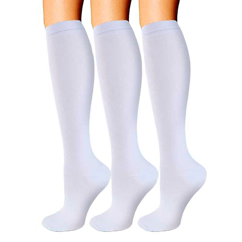 Calcetines Media Compresion Anti Varices Pack 3 Und L/XL-0
