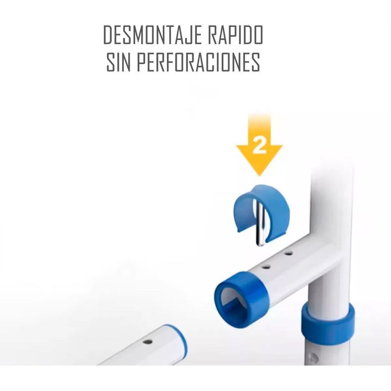 Baranda Barra Doble Fijacion Marco Seguridad Inodoro Baño Wc-4