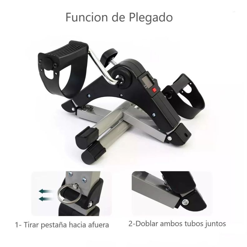 Pedalera De Ejercicio Pantalla Lcd Ejercitador Plegable-3