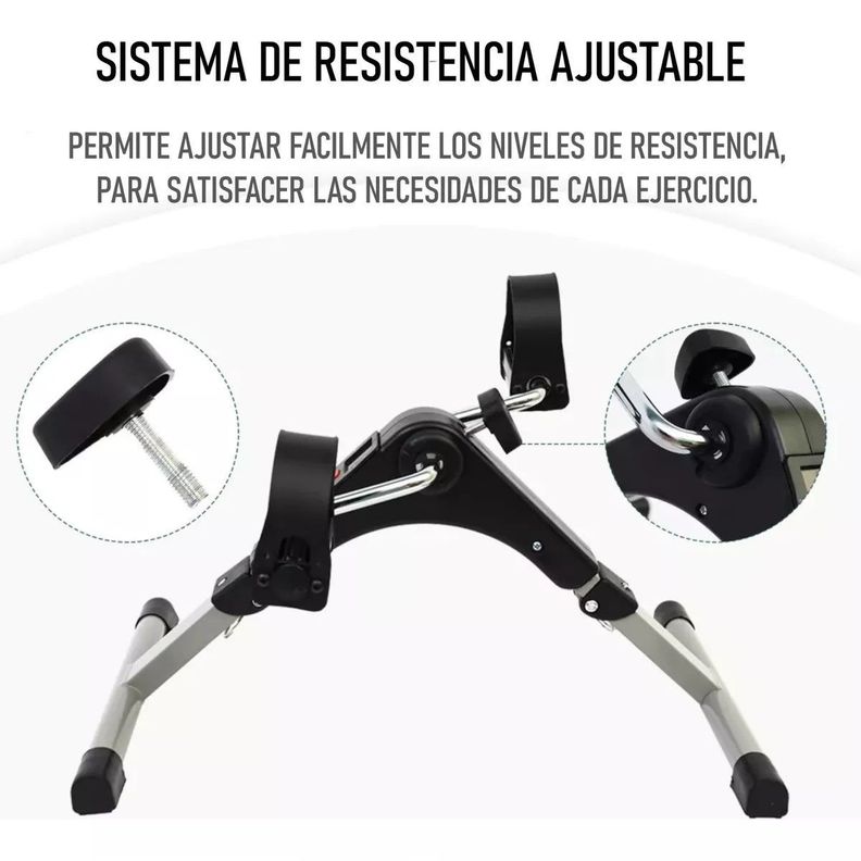 Pedalera De Ejercicio Pantalla Lcd Ejercitador Plegable-5