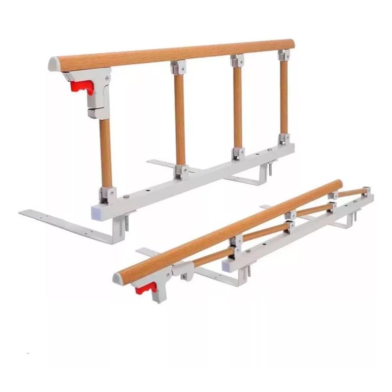 Baranda Cama Lateral Anti Caída Para Adulto Mayor Plegable-1