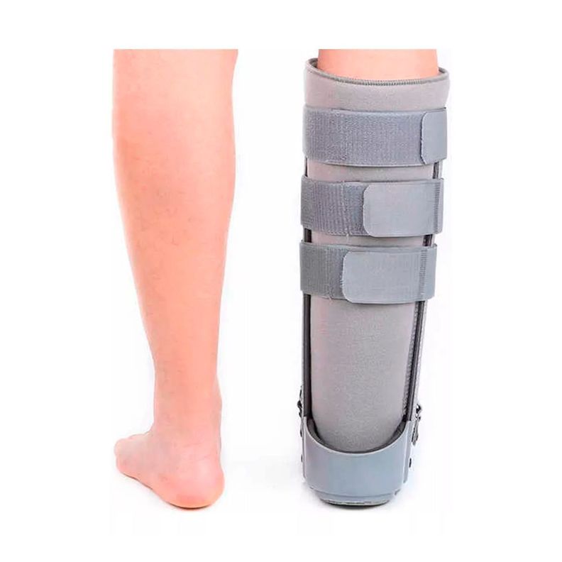 Bota Ortopedica Larga Inmovilizadora Tobillo Gris Talla S-5