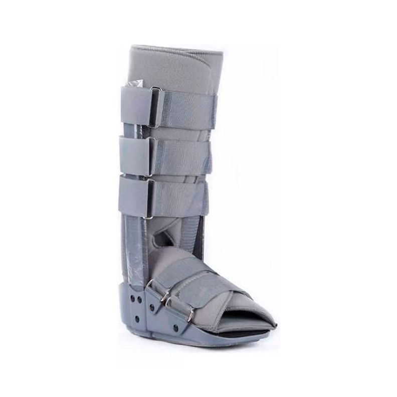 Bota Ortopedica Larga Inmovilizadora Tobillo Gris Talla S-6
