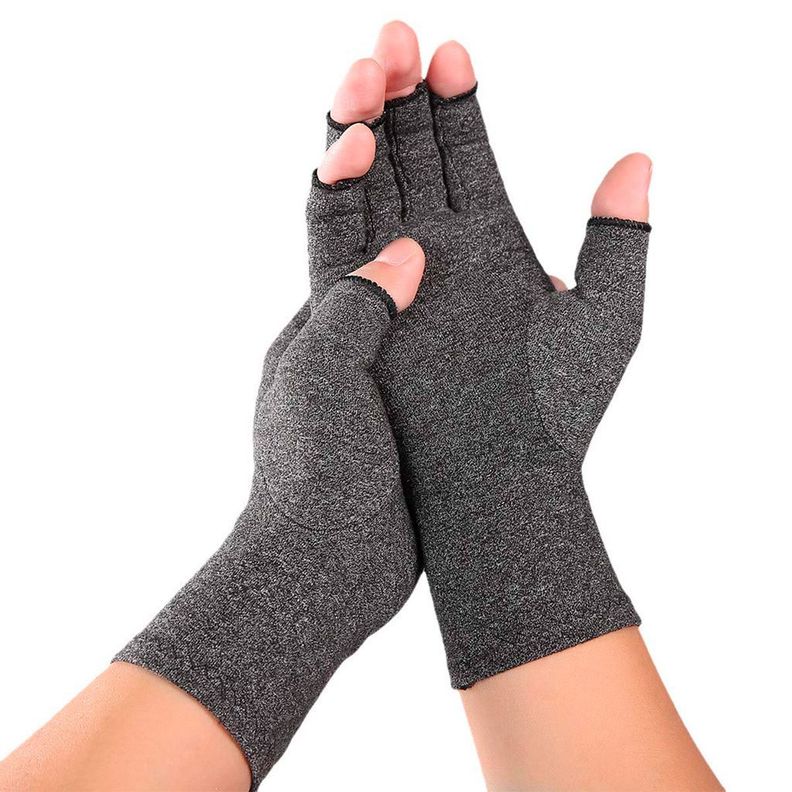 Guantes De Compresión Artritis Artrosis Y Tenditis Talla L-0
