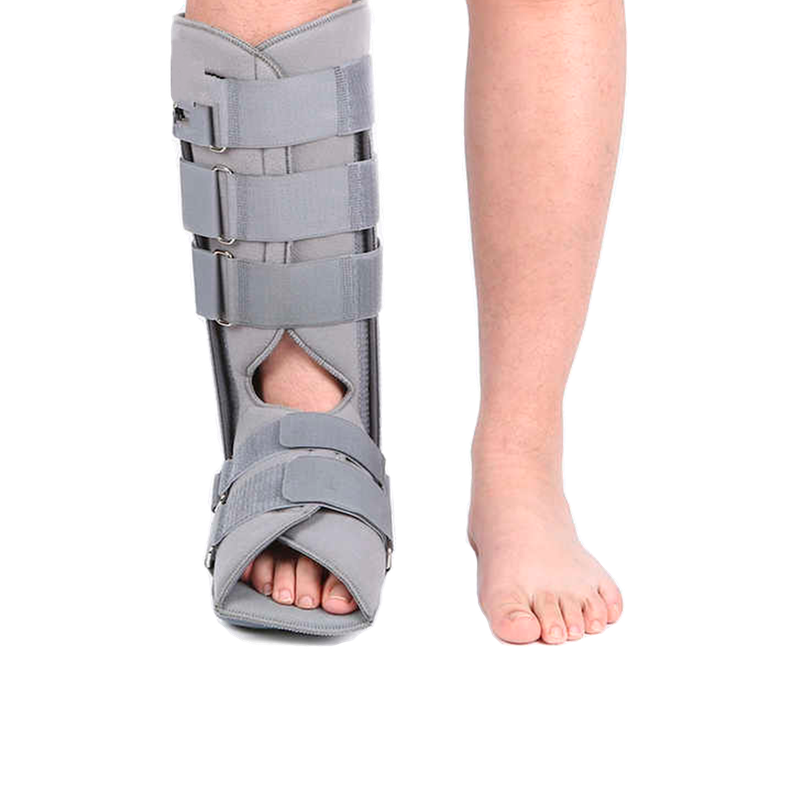 Bota Ortopedica Larga Inmovilizadora Tobillo Gris Talla XL-5