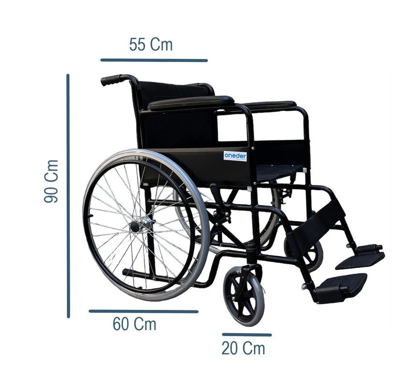 Silla De Ruedas Estándar Liviana Negra Oneder-1