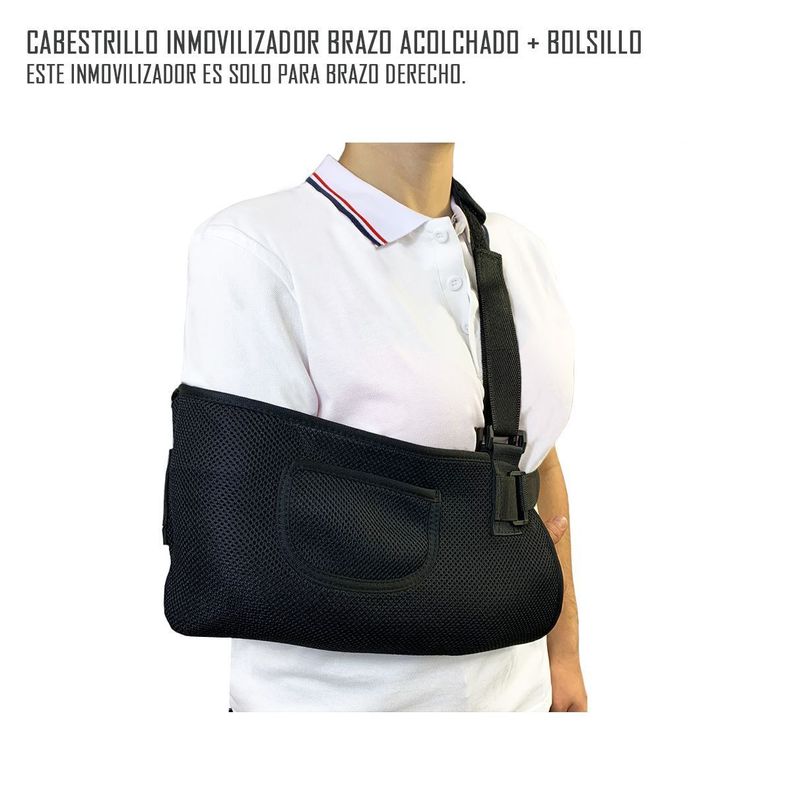 Cabestrillo Inmovilizador Brazo Acolchado Bolsillo Oneder-2