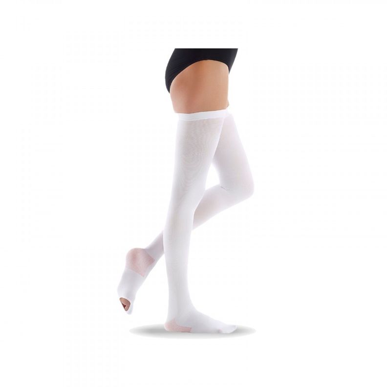 Medias Antiembolicas De Compresion - Cranberry Talla L-0