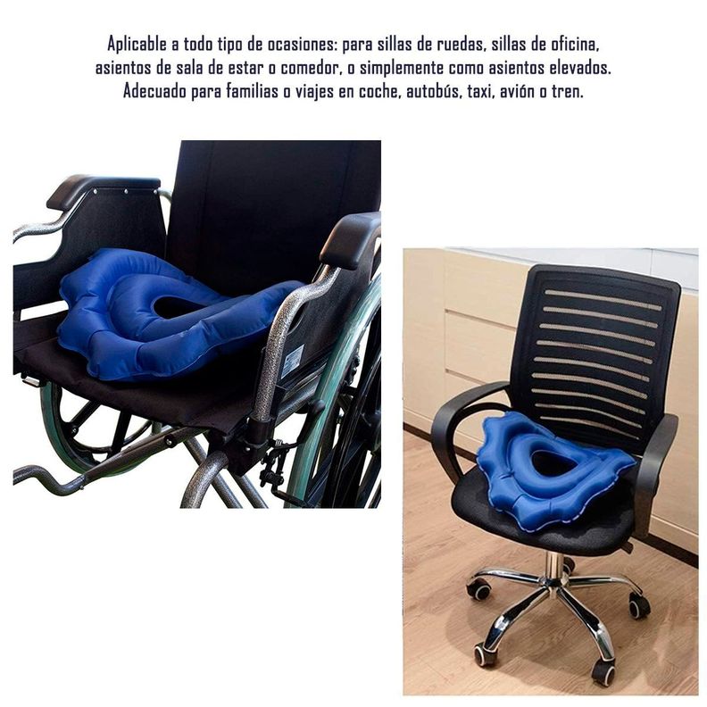 Cojin Ortopédico  Inflable y Lavable Picaron Antiescara-4