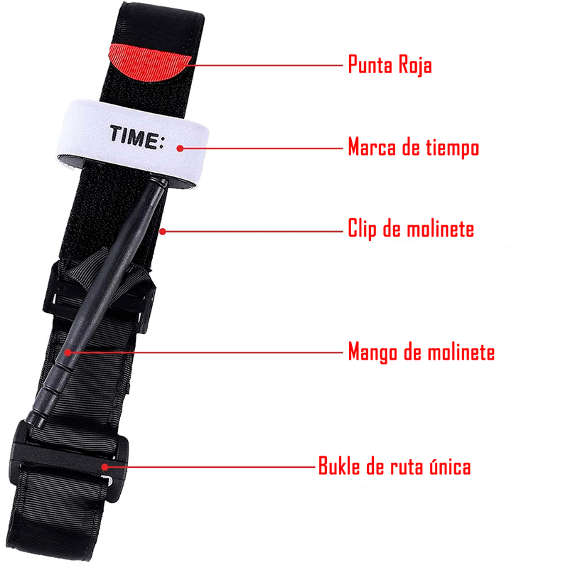 Torniquete Tactico Primeros Auxilios Portatil-2