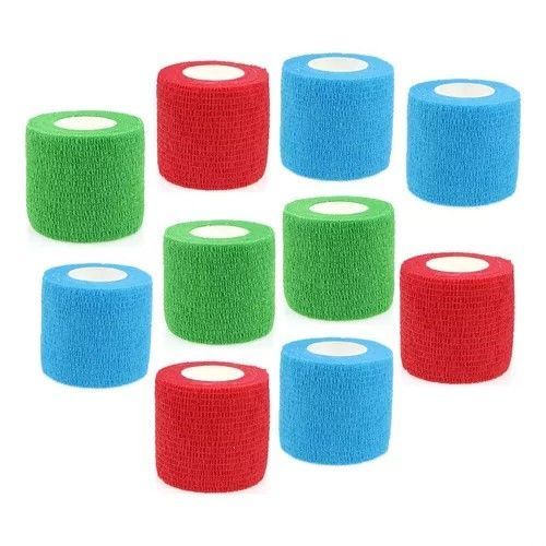 Pack 10 Venda Autoadherente Compatible Con Coban 5cm X 4.5mt-2
