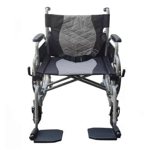 Silla De Ruedas Aluminio Apoya Brazos Desmontables Plegable-2