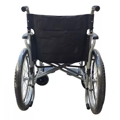 Silla De Ruedas Aluminio Apoya Brazos Desmontables Plegable-3