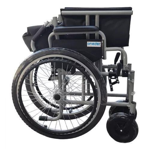 Silla De Ruedas Aluminio Apoya Brazos Desmontables Plegable-5