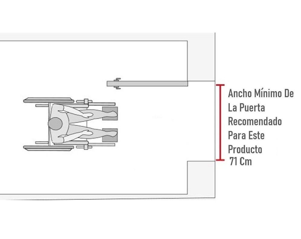 Silla De Ruedas Aluminio Apoya Brazos Desmontables Plegable-6