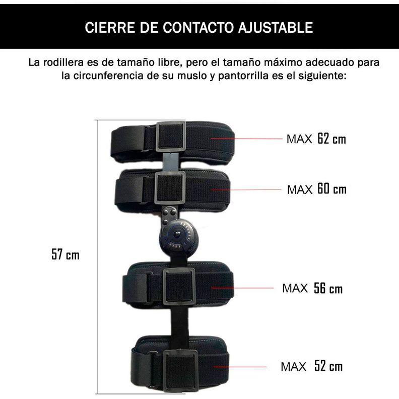 Rodillera Ortopedica Articulada Con Bisagra Soporte Rotula-3