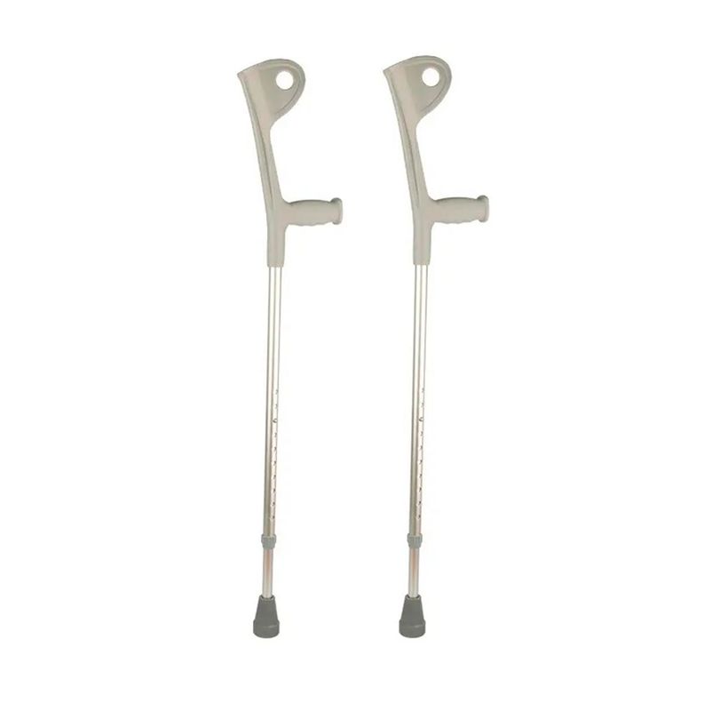 Bastones Muleta Canadiense Ortopédico Altura Regulable-0