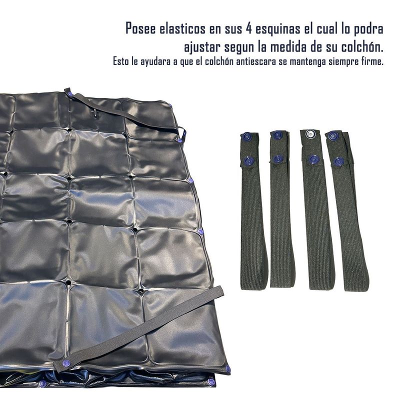 Colchon Antiescaras 3 Secciones Inflable De Flotación Seca-3