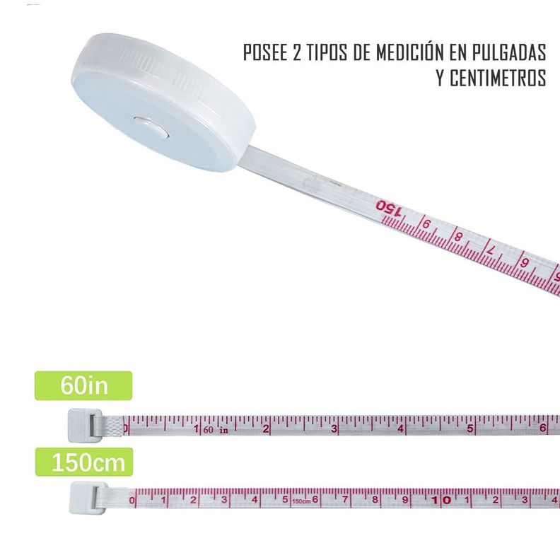 Cinta Métrica Huincha De Uso Medico Para Medir Blunding-3