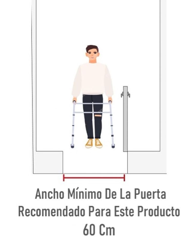 Andador 4 Ruedas Plegable 2 En 1 Silla De Ruedas Apoyabrazos Oneder-2