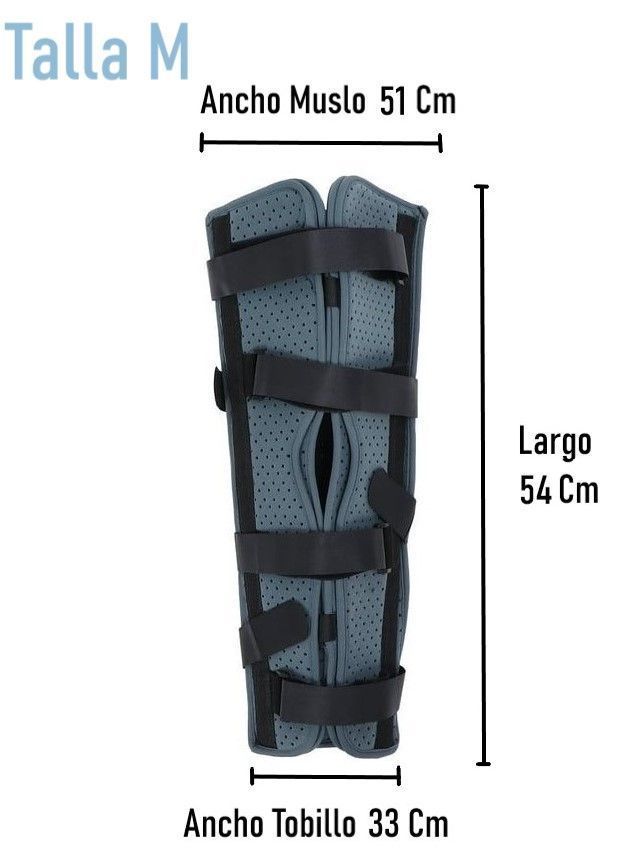 Inmovilizador Rodilla Tripanel Con Velcro Ajustable Talla M-1