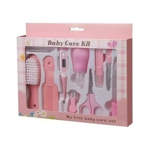 Kit Aseo Bebe Set Higiene Y Cuidado Manicure Bebé Rosa-0