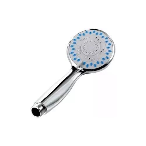 Cabezal De Ducha Teléfono Cromada Forma Redonda Multichorros-2