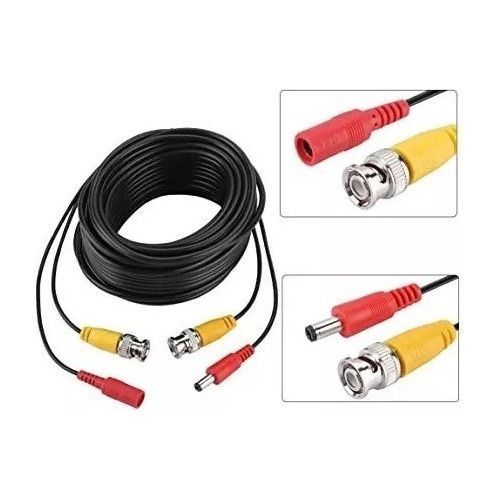 Cable Para Camara De Seguridad Cctv Video Bnc Y Poder 30 Mts-3