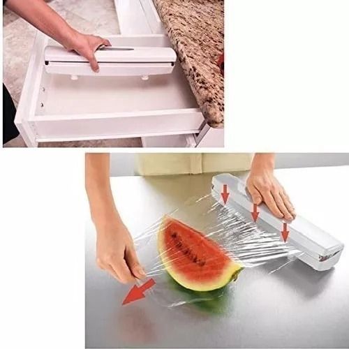 Dispensador De Papel Alusa-aluminio-plástico Cocina-1