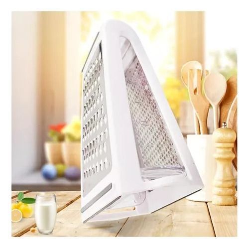 Rallador Queso Verduras Doble Cara Con Taza Medidora-2