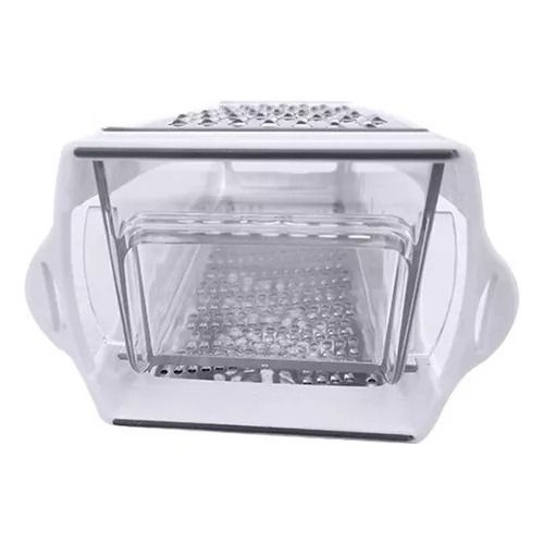 Rallador Queso Verduras Doble Cara Con Taza Medidora-3